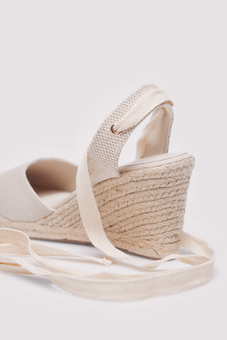 Alpargata de Cuña con Detalle de Lazo