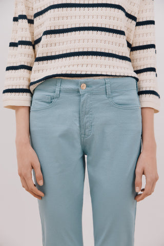 Jeans Skinny Talle Medio con Bolsilos