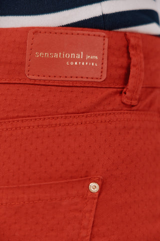 Jeans Skinny Talle Medio con Bolsilos