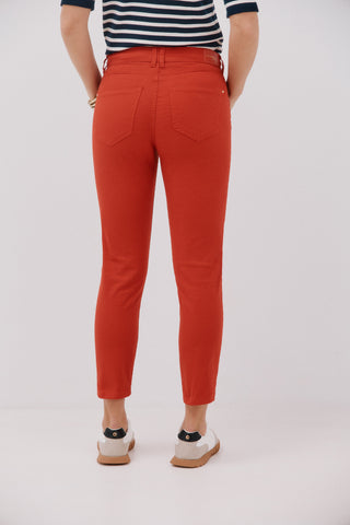 Jeans Skinny Talle Medio con Bolsilos
