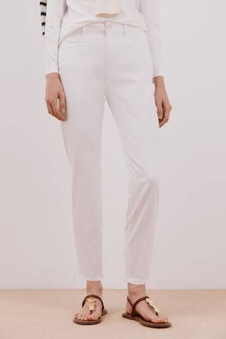 Jeans Skinny Talle Medio con Bolsilos