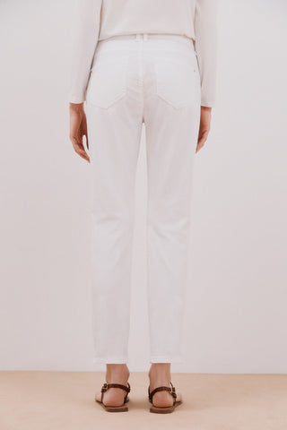 Jeans Skinny Talle Medio con Bolsilos
