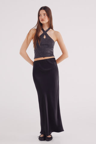 Blusa Ajustada Escote Hater