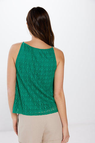 Top Cuello Halter de Crochet