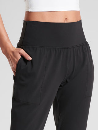 Salutation Pantalón Deportivo Talle Alto con Bolsillos