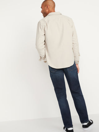 Jeans Holgados Talle Alto con Bolsillos
