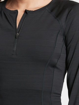 Sudadera Ajustada con Cremallera