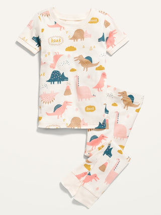 Set de Pijama 2 Piezas con Estampado Dinosaurios, Bebé