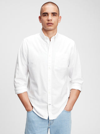 Camisa Manga Larga de Algodón