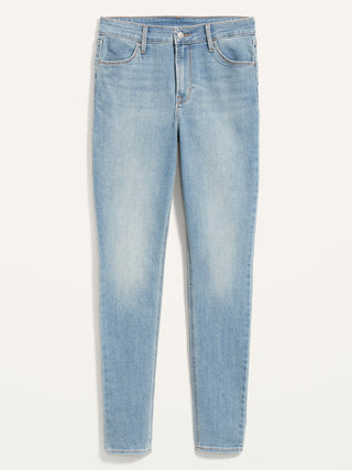 Jeans Skinny Talle Alto con Bolsillos