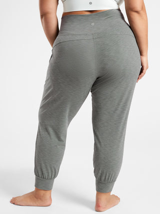Salutation Pantalón Deportivo Talle Alto con Bolsillos