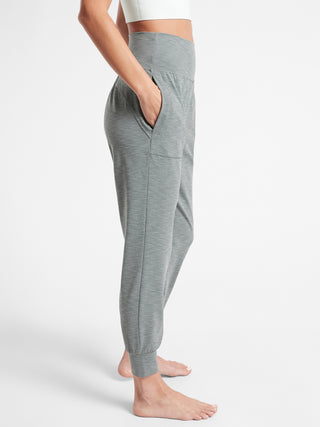 Salutation Pantalón Deportivo Talle Alto con Bolsillos