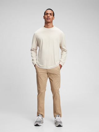 Pantalón Slim Fit con Bolsillos de Algodón