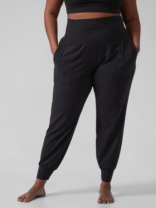 Salutation Pantalón Deportivo Talle Alto con Bolsillos