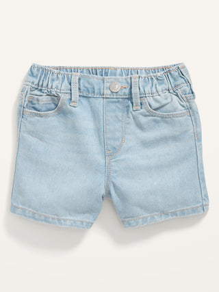 Short Denim con Cintura Elástica, Bebé