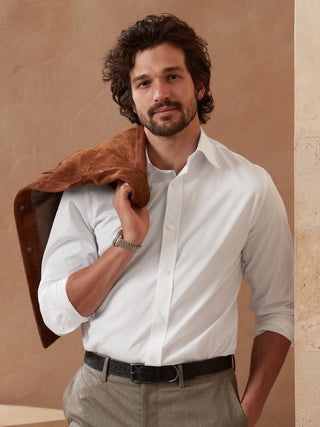 Camisa Manga Larga de Algodón