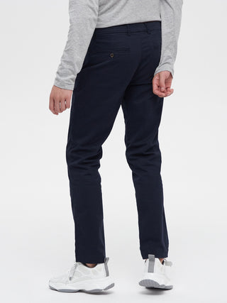 Pantalón Slim Fit con Bolsillos de Algodón