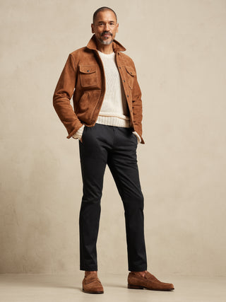 Pantalón Skinny de Algodón con Bolsillos