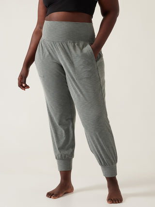 Salutation Pantalón Deportivo Talle Alto con Bolsillos