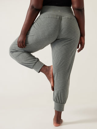 Salutation Pantalón Deportivo Talle Alto con Bolsillos