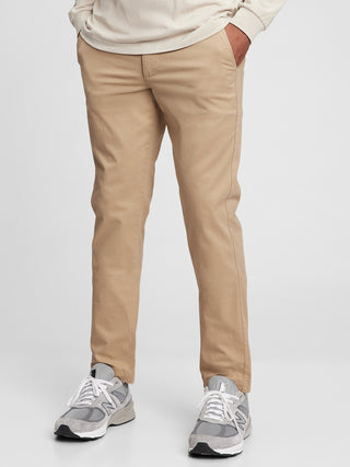 Pantalón Slim Fit con Bolsillos de Algodón