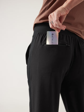 Pantalón Tobillero Talle Medio con Bolsillos