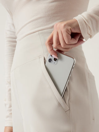 Pantalón Talle Alto con Bolsillos