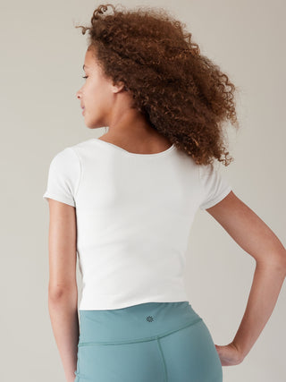Camiseta Corta sin Costuras, Niña