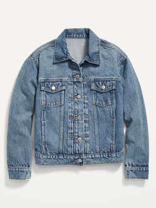 Chaqueta Denim Clásica con Efecto Lavado