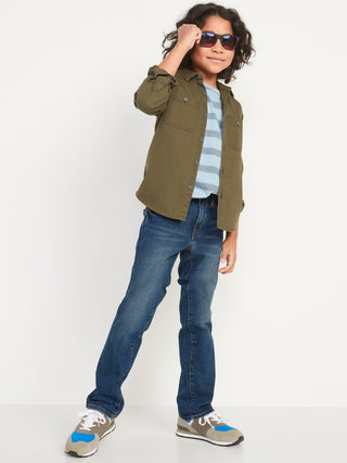 Jeans Holgados con Efecto Lavado, Niño