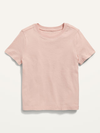Camiseta Cuello Redondo de Algodón, Bebé