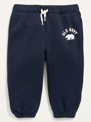 Pantalones de chándal del logotipo unisex para el bebé.