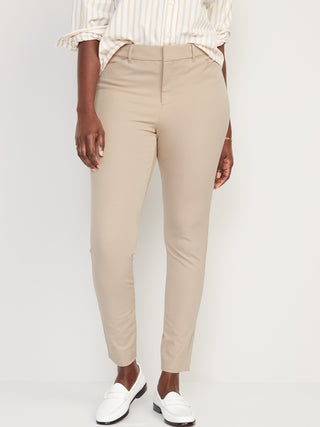 Pantalón Skinny Talle Alto con Bolsillos
