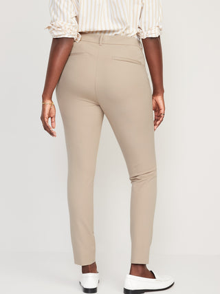 Pantalón Skinny Talle Alto con Bolsillos
