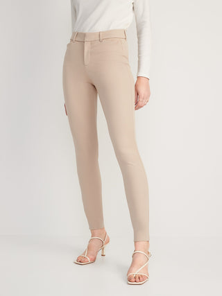 Pantalón Skinny Talle Alto con Bolsillos
