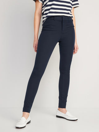 Pantalón Skinny Talle Alto con Bolsillos