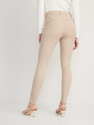 Pantalón Skinny Talle Alto con Bolsillos