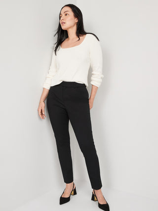 Pantalón Skinny Talle Alto con Bolsillos