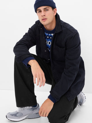 Jeans Holgados Talle Medio con Bolsillos