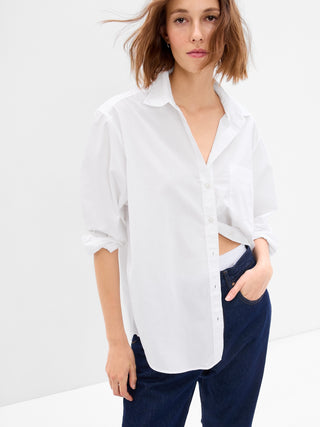 Camisa Manga Larga de Algodón