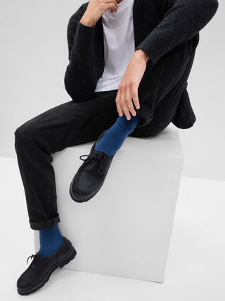 Jeans Recto Talle Medio con Bolsillos