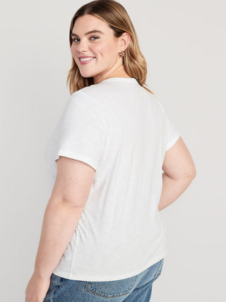 Camiseta Manga Corta de Algodón