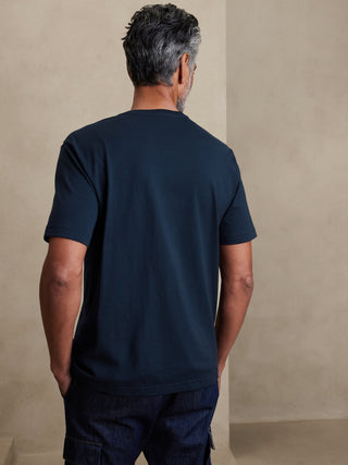 Camiseta Cuello V de Algodón