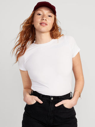 Camiseta Manga Corta Acanalada