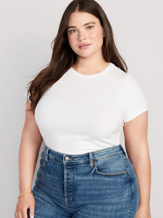 Camiseta Manga Corta Acanalada