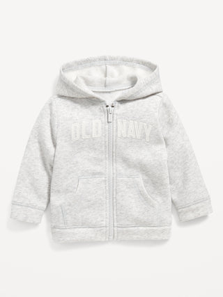 Sudadera con Cremallera y Logo, Bebé