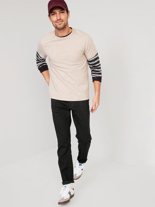 Jeans Recto Talle Alto con Bolsillos