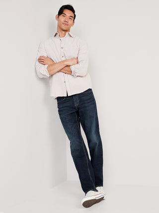 Jeans Holgados Talle Alto con Bolsillos