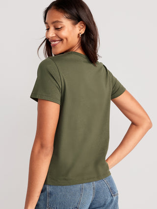Camiseta Manga Corta Cuello V
