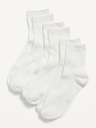 Paquete de 3 Calcetines Acanalado, Mujer